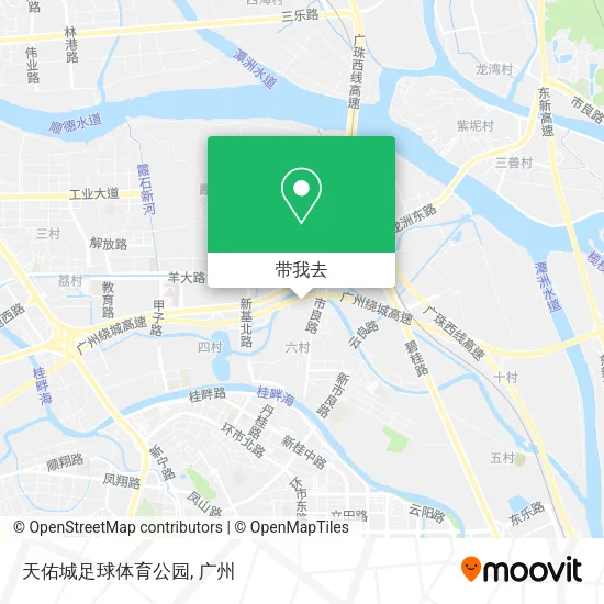 天佑城足球体育公园地图
