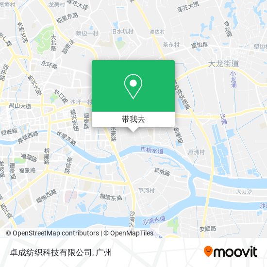 卓成纺织科技有限公司地图