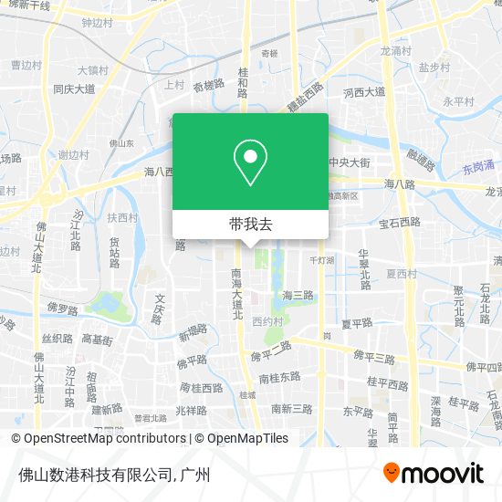 佛山数港科技有限公司地图