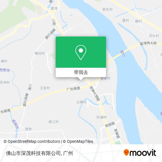 佛山市深茂科技有限公司地图