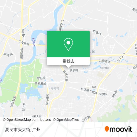 夏良市头大街地图