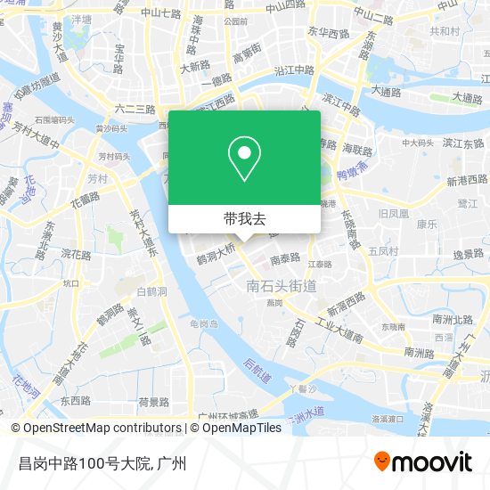 昌岗中路100号大院地图