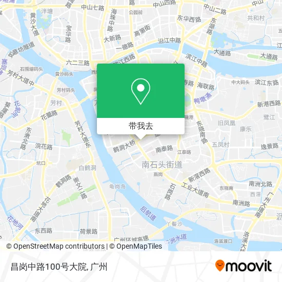 昌岗中路100号大院地图