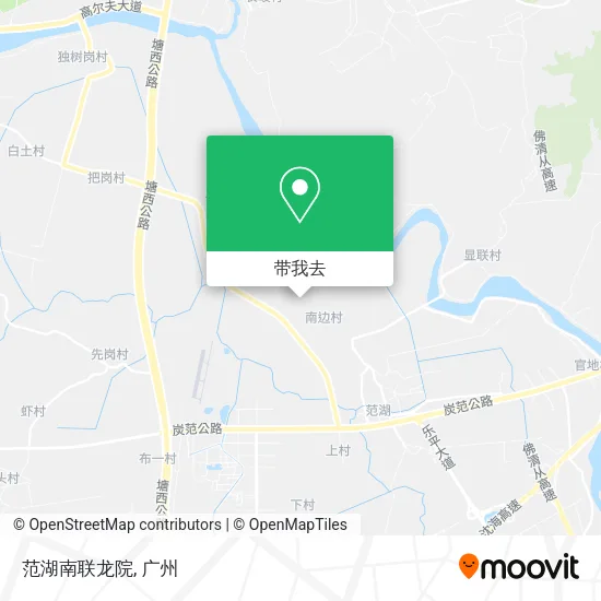 范湖南联龙院地图