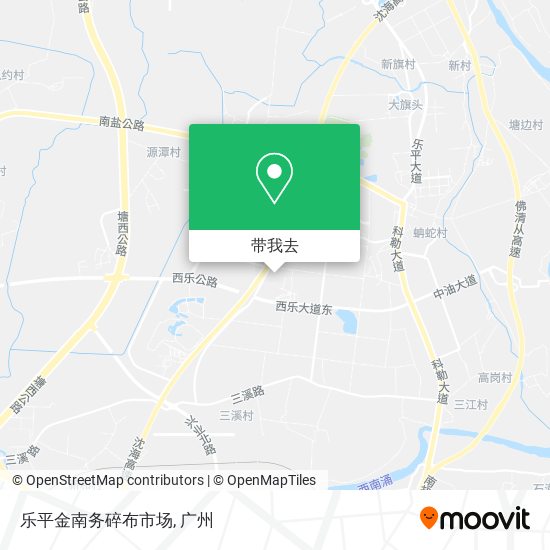 乐平金南务碎布市场地图