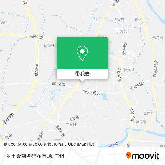 乐平金南务碎布市场地图