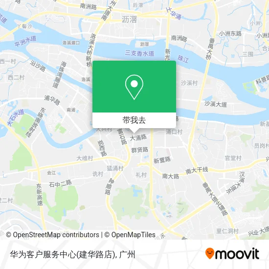 华为客户服务中心(建华路店)地图