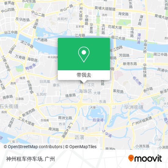 神州租车停车场地图