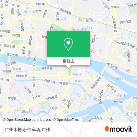广州水博苑-停车场地图