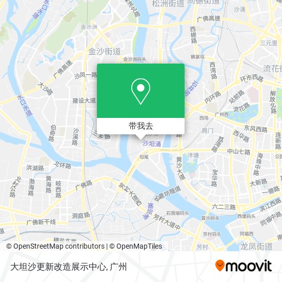大坦沙更新改造展示中心地图