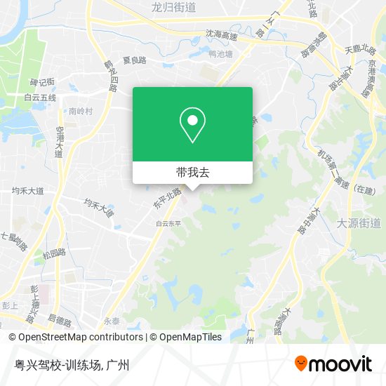 粤兴驾校-训练场地图