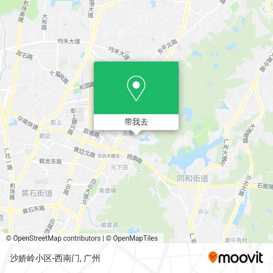 沙娇岭小区-西南门地图