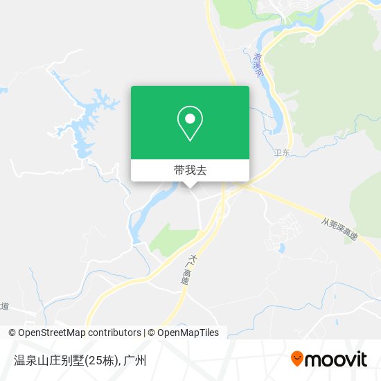 温泉山庄别墅(25栋)地图