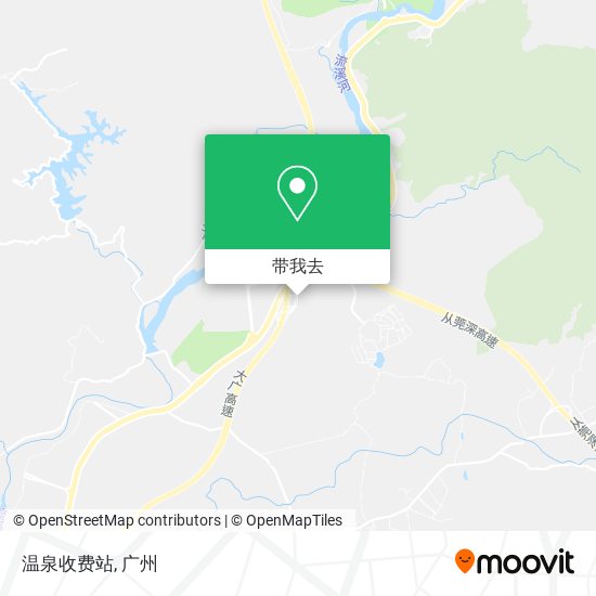 温泉收费站地图