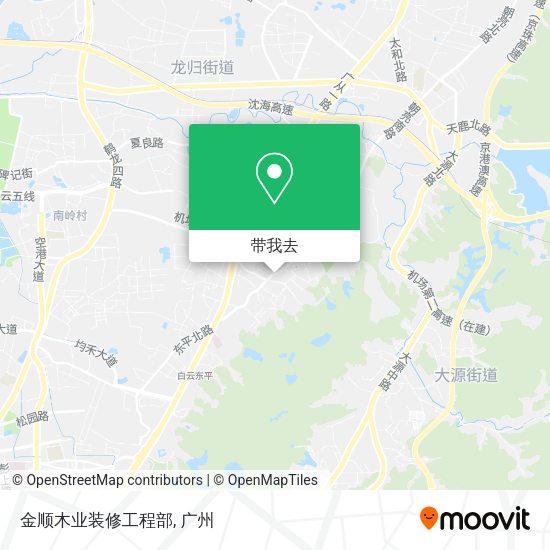 金顺木业装修工程部地图