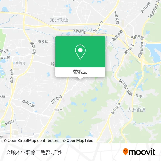 金顺木业装修工程部地图