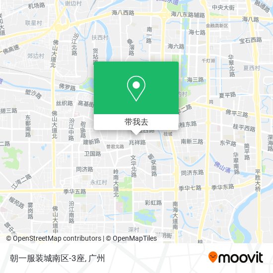 朝一服装城南区-3座地图