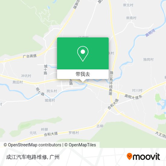 成江汽车电路维修地图