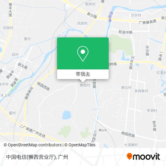 中国电信(狮西营业厅)地图