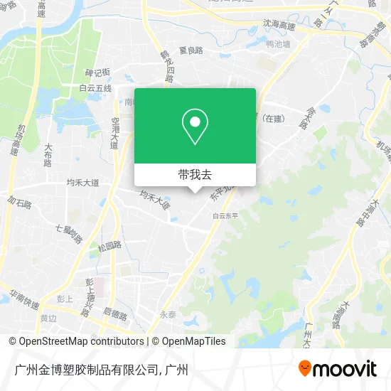 广州金博塑胶制品有限公司地图