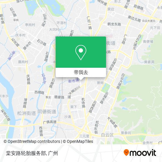 棠安路轮胎服务部地图
