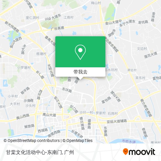 甘棠文化活动中心-东南门地图