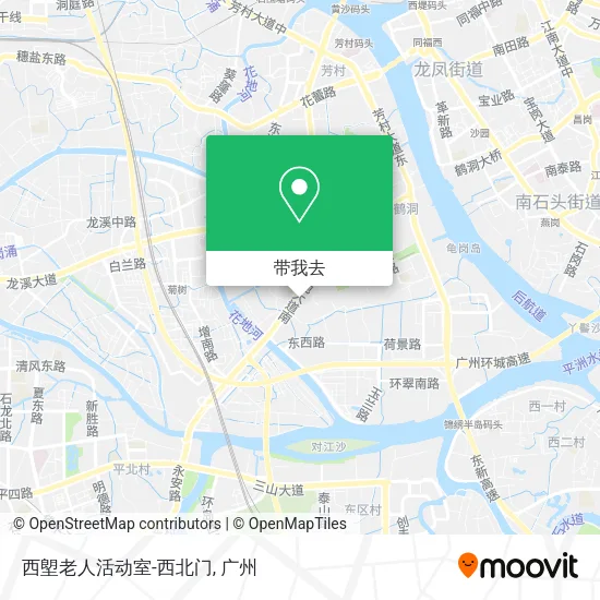西塱老人活动室-西北门地图