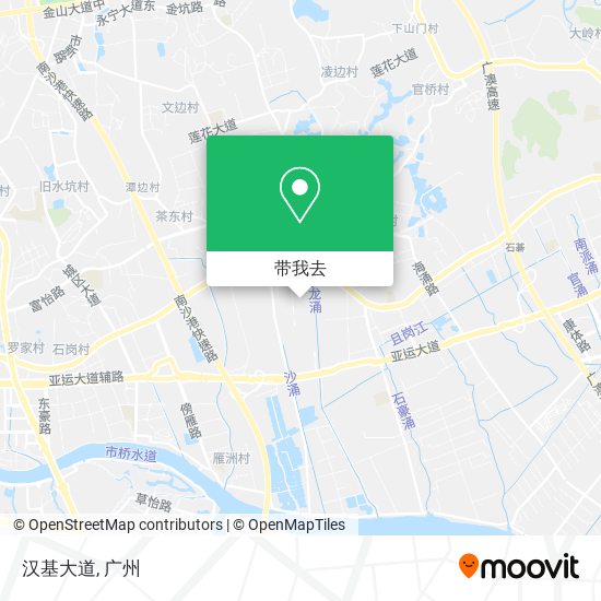汉基大道地图