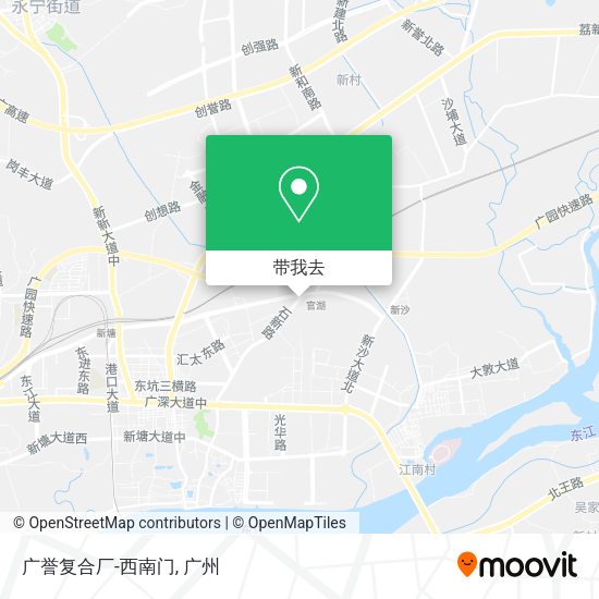 广誉复合厂-西南门地图