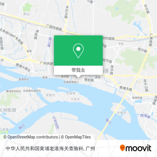 中华人民共和国黄埔老港海关查验科地图