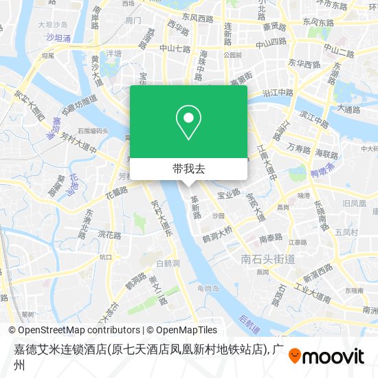 嘉德艾米连锁酒店(原七天酒店凤凰新村地铁站店)地图