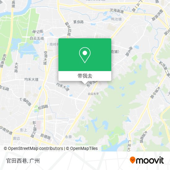 官田西巷地图