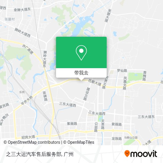 之三大运汽车售后服务部地图