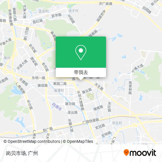 岗贝市场地图