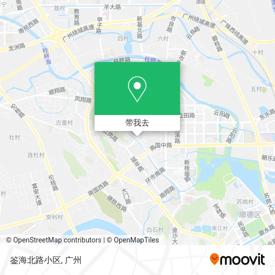鉴海北路小区地图