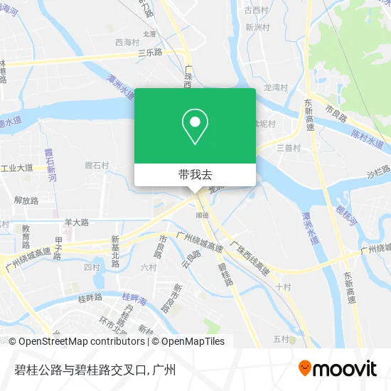 碧桂公路与碧桂路交叉口地图
