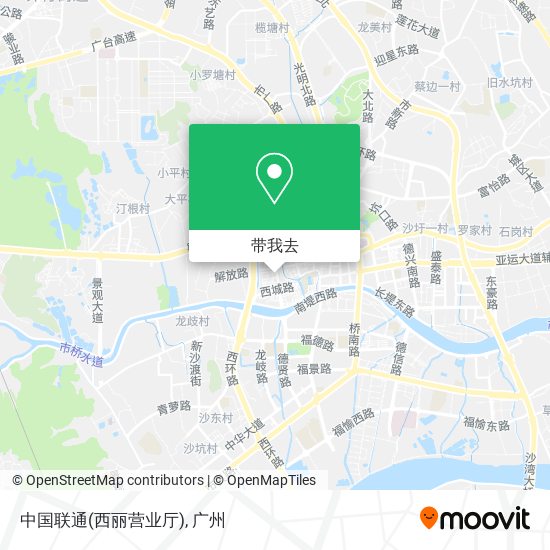 中国联通(西丽营业厅)地图