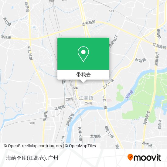海纳仓库(江高仓)地图