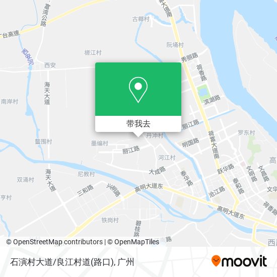 石演村大道/良江村道(路口)地图