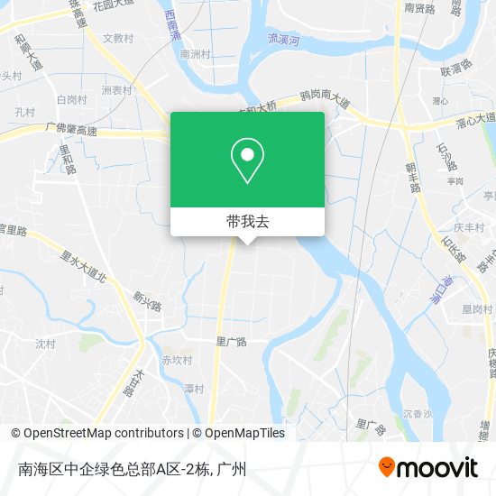 南海区中企绿色总部A区-2栋地图