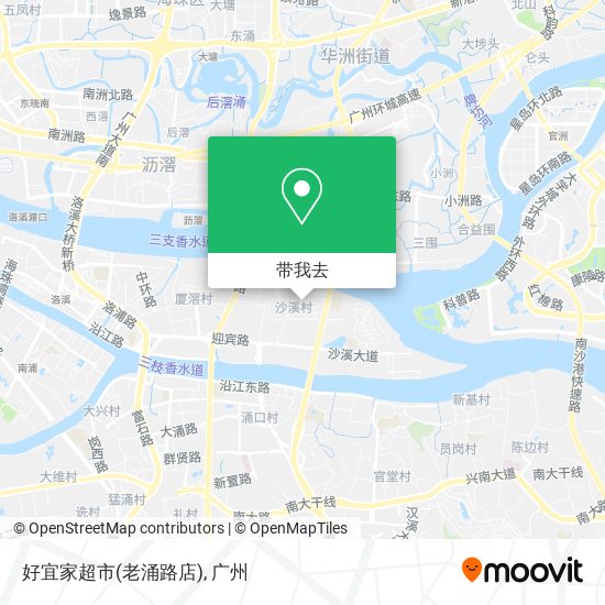 好宜家超市(老涌路店)地图