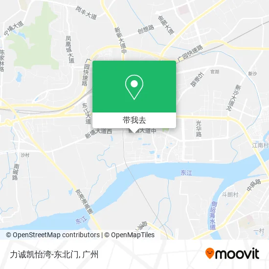 力诚凯怡湾-东北门地图