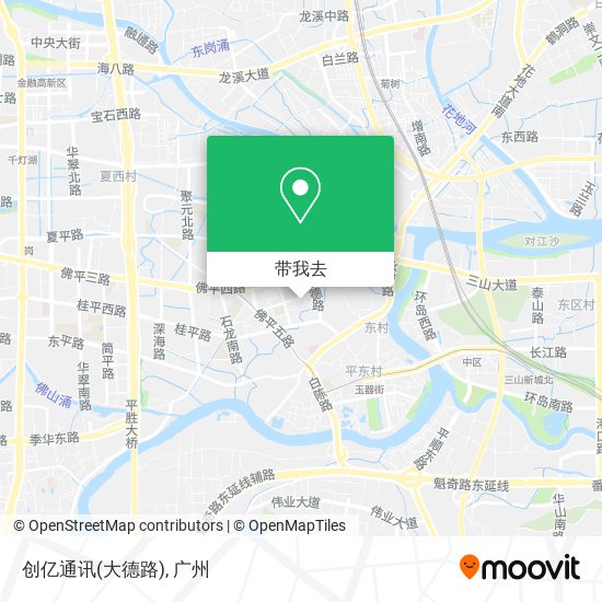 创亿通讯(大德路)地图