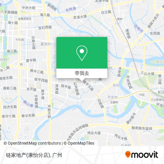 链家地产(康怡分店)地图
