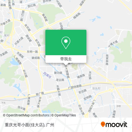 重庆光哥小面(佳大店)地图