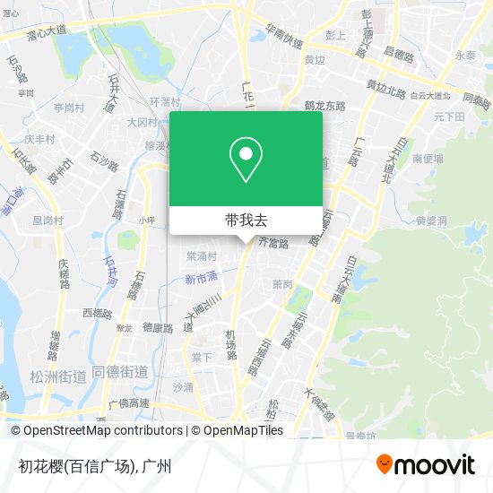 初花樱(百信广场)地图
