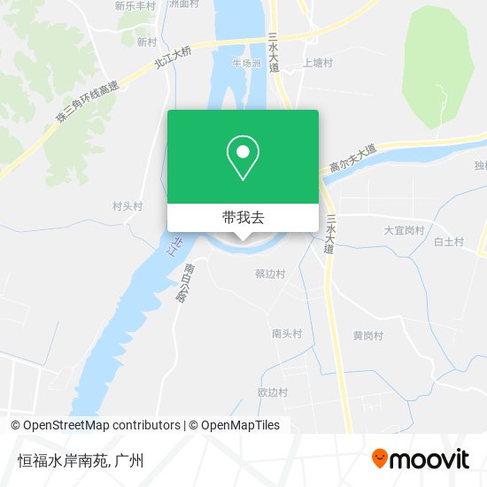 恒福水岸南苑地图