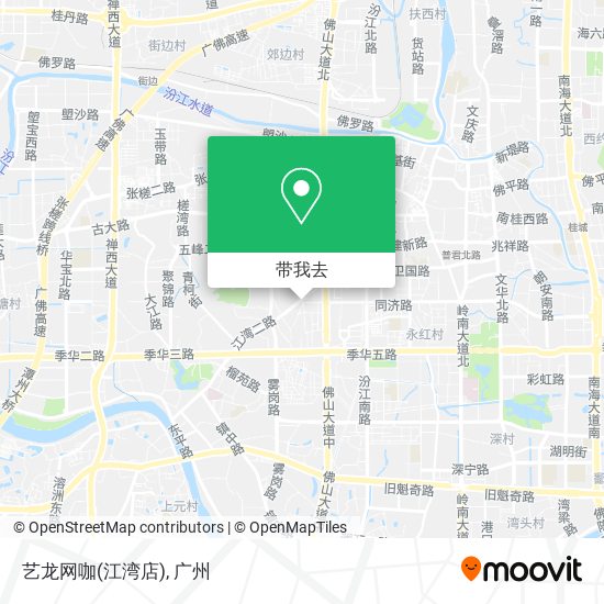 艺龙网咖(江湾店)地图