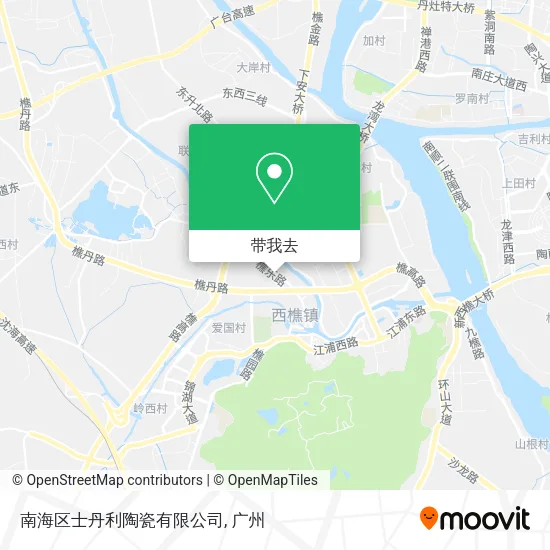 南海区士丹利陶瓷有限公司地图