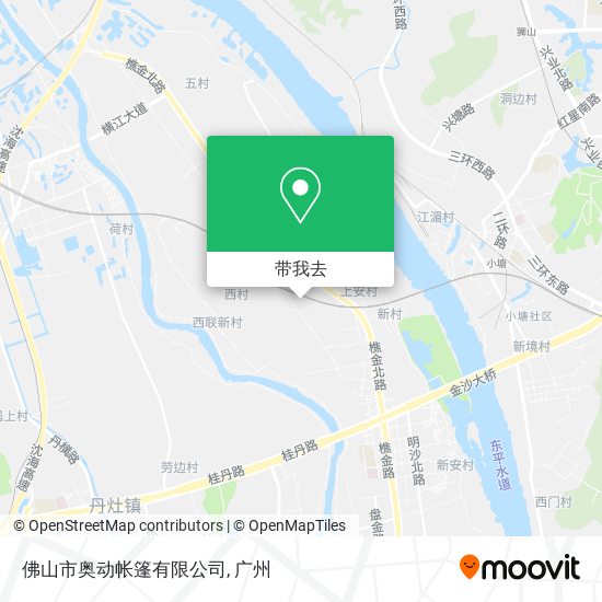 佛山市奥动帐篷有限公司地图